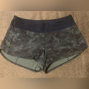 Lululemon Green Camo shorts